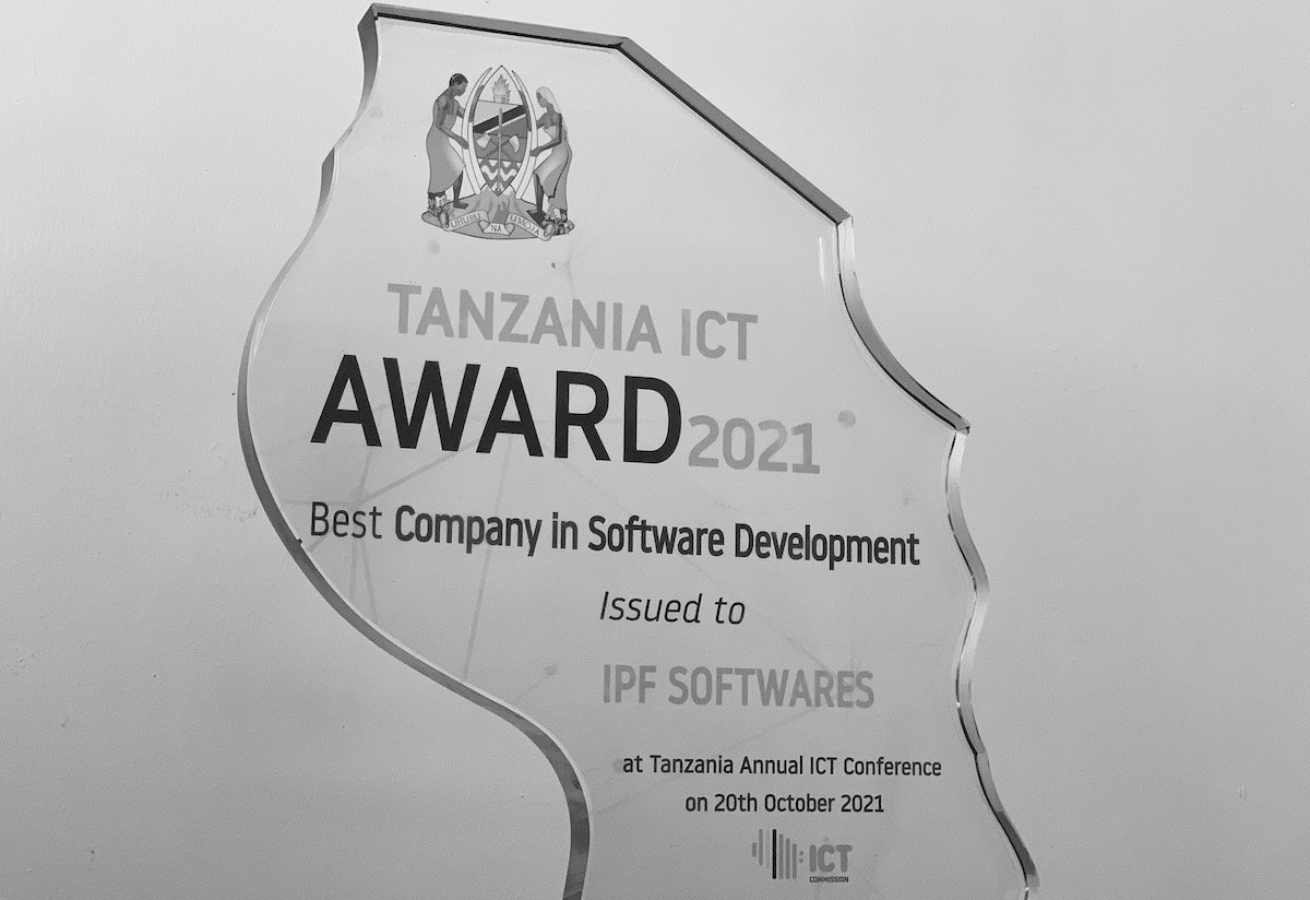 iPF Softwares Wins The Best Software Development Company In Tanzania 2021